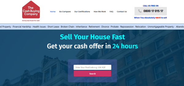 Cash Buying Company - WordPress
