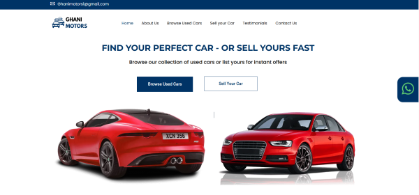 Ghani Motors - WordPress